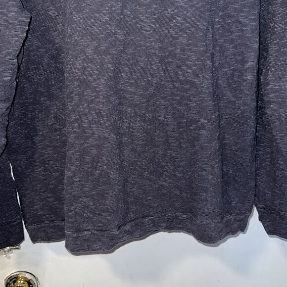 URBAN OUTFITTERS CPO Provisions Dark Grey Burnout Waffle-knit Hoodie-XL - Picture 6 of 8